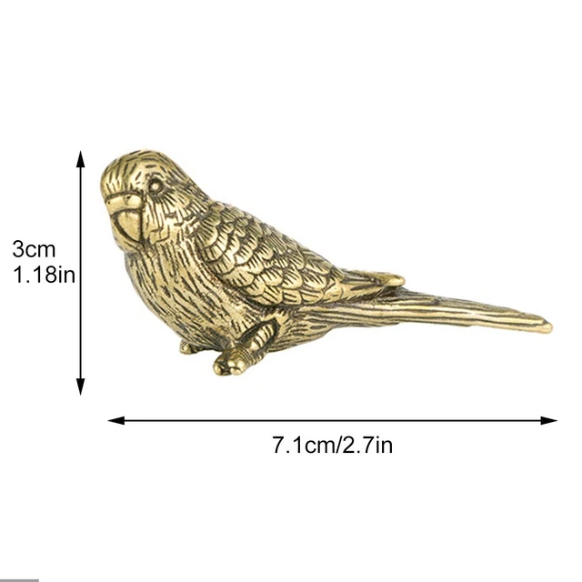 Set oiseaux muraux en laiton oiseaux dorés | €179