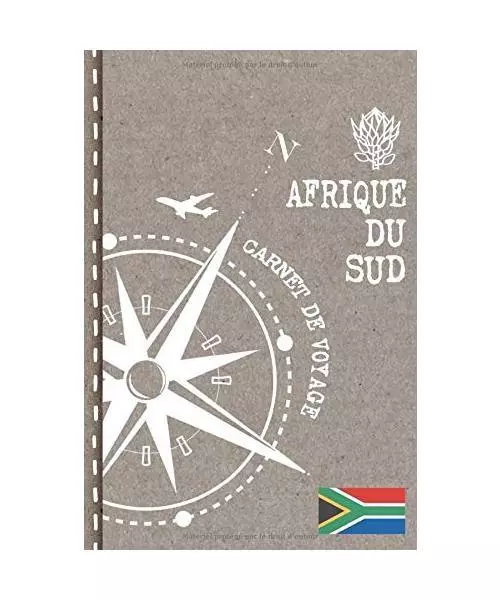 Afrique du Sud Carnet de Voyage: Cahier de Voyageurs Dot Grid Pointillé A5 - Do