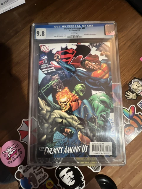 Superman Batman #28 CGC Graded 9.8 DC September 2006 White Pages Comic Book