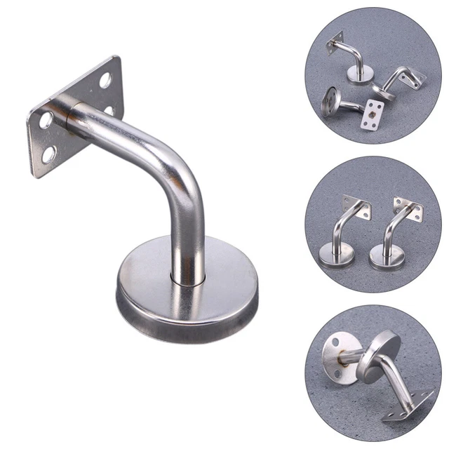 Support De Main Courante D'escalier Acier Inoxydable Garde-corps En Bois