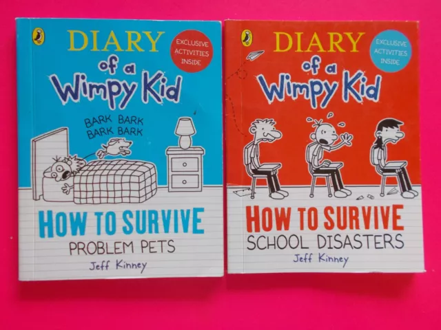 DIARY OF A WIMPY KID - HOW TO SURVIVE SCHOOL DISASTERS & PROBLEM PETS by KINNEY