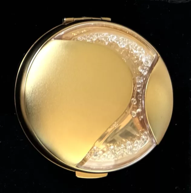 Estee Lauder Golden Millennium Lucidity Transparent Pressed Powder Compact 2000