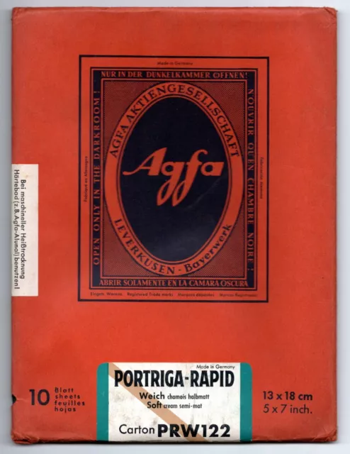 Historical photo paper: AGFA, ADOX, GEVAERT, LEONAR, ZEISS ICON