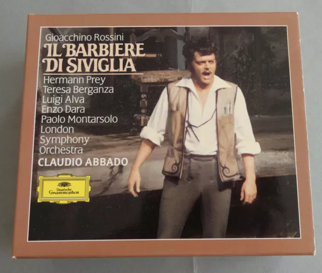 Coffret 2 Cd Box Classique Gioacchino Rossini Il Barbiere Di Siviglia Abbado