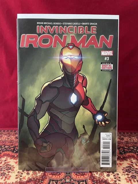 Invincible Iron Man #3 NM Marvel 2017 1st Iron Heart Name & Armor Riri Williams