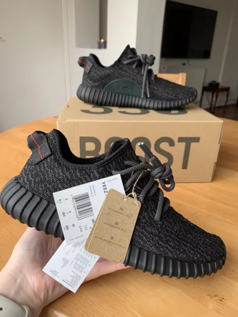 Adidas Yeezy Boost 350 V2 Pirate Black Size UK 8 ✅