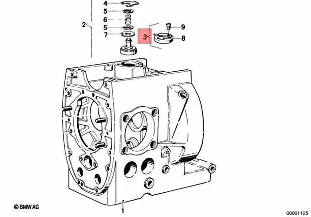 NEW GENUINE BMW moto NON RETURN VALVE Breather R/5-R100 R45 R60 R65 R80 ...