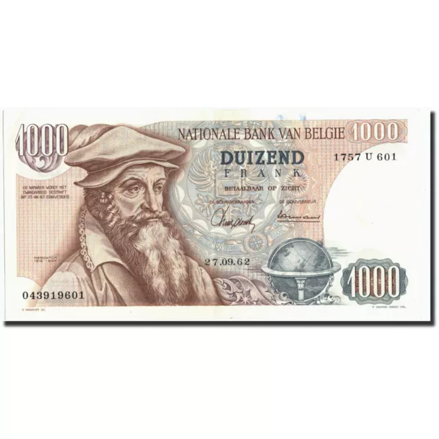 [#211452] Billet, Belgique, 1000 Francs, 1962, 1962-09-27, KM:136a, TTB+