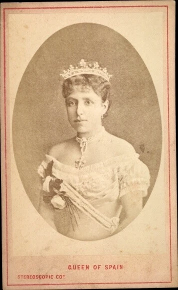 CdV Maria Christina von Österreich, Königin von Spanien, Portrait - 10521251
