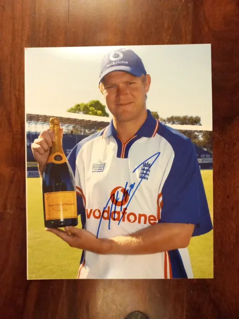 Matthew Hoggard Yorkshire England Cricketer Hand Signed Photo 10x8
