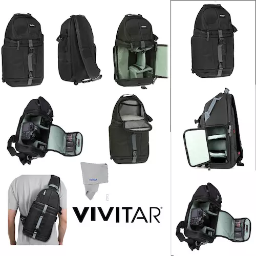 Travel Camera Bag Case Backpack for DSLR SLR Canon EOS Rebel Nikon Sony Pentax