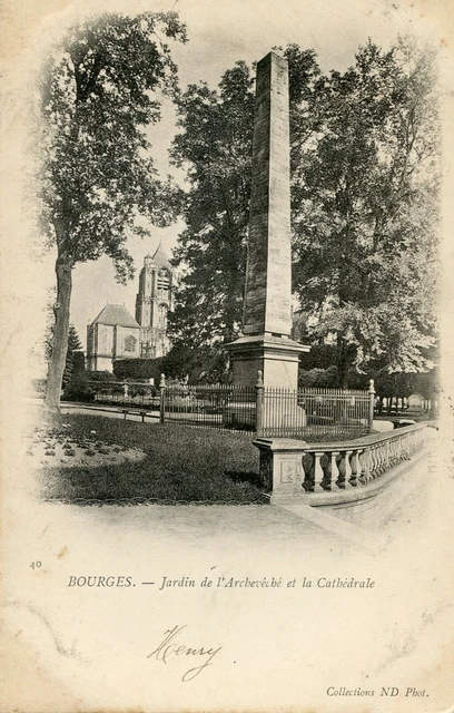 CPA Bourges - Carte Postale Ancienne Jardin De L'Archevêché (Réf. 634660) - Occasion