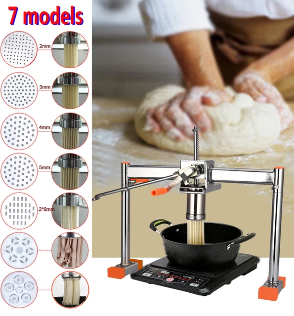 MANUAL PASTA PRESS Maker Noodle Machine Dumpling Skin Double bearing