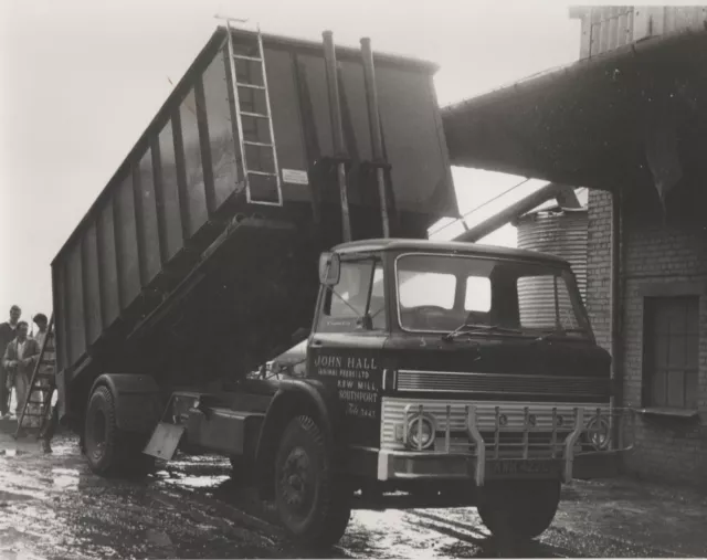Larger Photo, Ford D Series Tipper, John Hall ( Animal Feeds ) Ltd, Southport