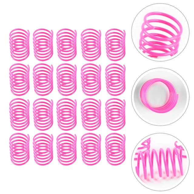 20 Pcs Cat Spring Toy Plastic Swatting Kitten Chew Toys Interactive Fun