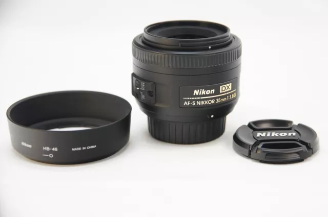 Nikon Nikkor AF-S 35mm f1.8g DX,  F mount - open box  MINT from USA