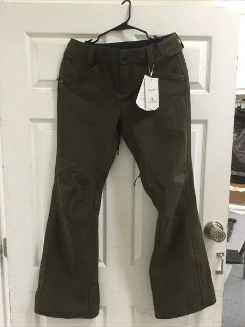 Volcom Species Stretch Snowboard Pants Womens Medium dark green