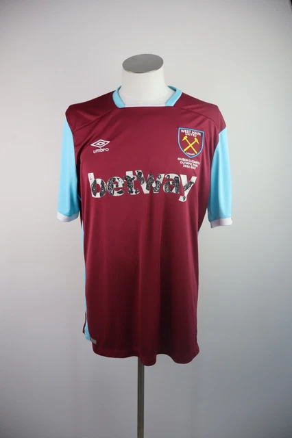 Maillot West Ham United 2021-2022 Domicile - Umbro Taille L, Occasion Bon État