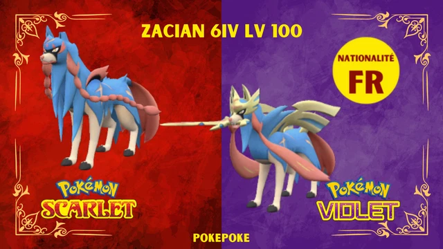 Pokémon Écarlate/Violet FR : Pack Colosse Légendaire Shiny 6IV LV100 + Master Ball - Nintendo Switch