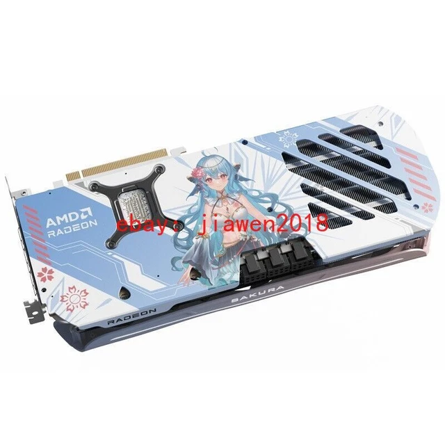 YESTON AMD RADEON RX9070XT RX 9070 XT Sakura 16GB Atlantis OC DDR6 ...