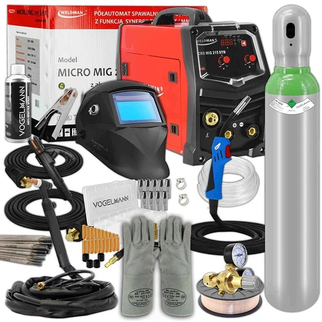 Weldman MICRO MIG 215 SYN Synergy Poste à souder soudage MIG MMA TIG - jeu n°5