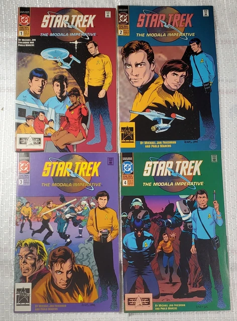 Star Trek, The Modala Imperative #1-4 Full Run 1991 DC Comics