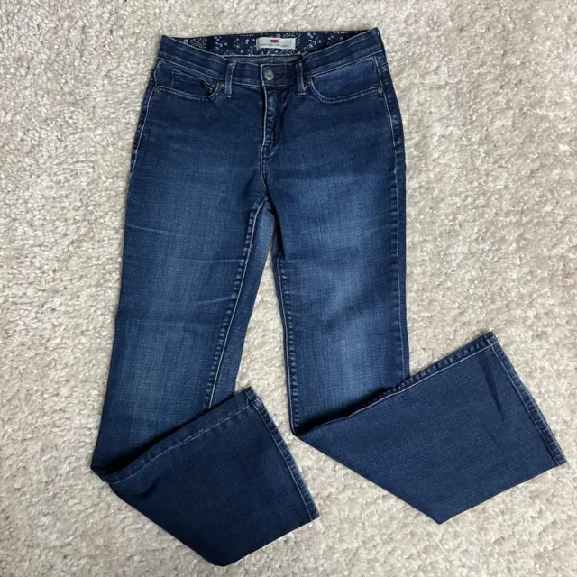 Levis 525 Jeans Womens Size 8 Perfect Waist Boot Cut Blue Denim 30x29
