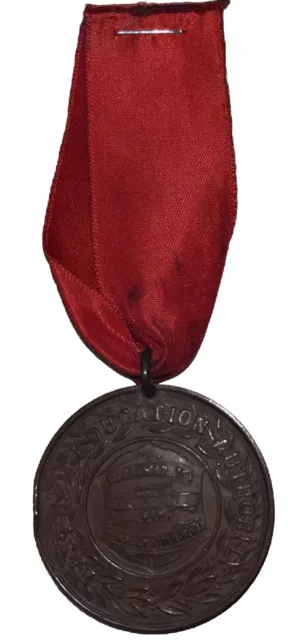 EASTHAM Birkenhead Wirral Attendance Medal 1907