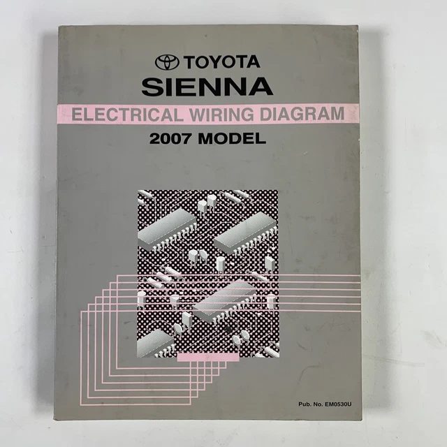 2000 TOYOTA SIENNA Wiring Diagrams Schematics Layout Factory OEM EUR 33