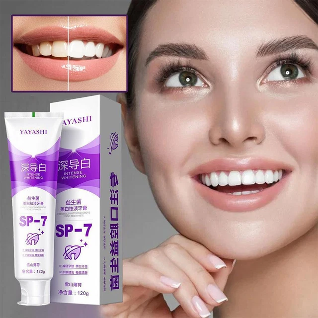 120g SP-7 Probiotic Whitening Toothpaste Color Corrector Tooth Removal X9L1