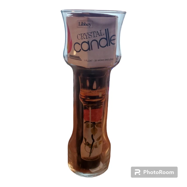 Libbey 9" Crystal Candle--New