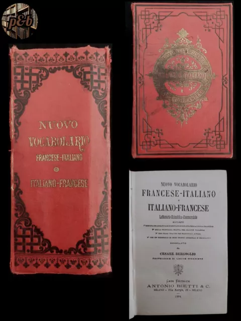 Nuovo vocabolario Fra-Ita Letterario-Scientifico-Commerciale - Bergoglio 1904