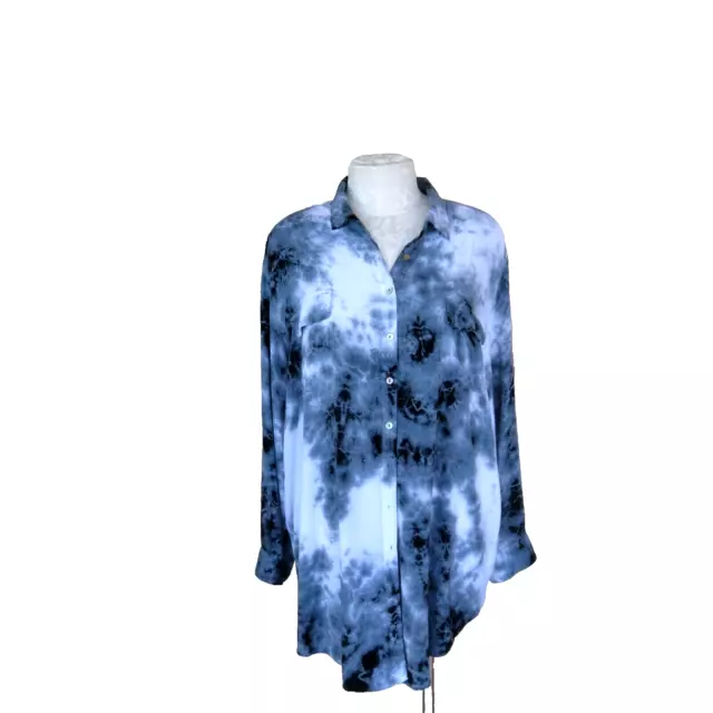 Soft Surroundings Tunic Top Shirt Blouse Tie Dye Women Plus Size 3XL New NWOT