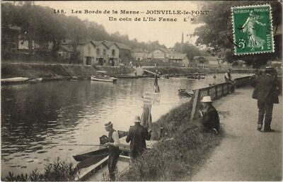 CPA Les bords de La Marne - JOINVILLE-le-PONT Un coin de l'lle fanac (145600)