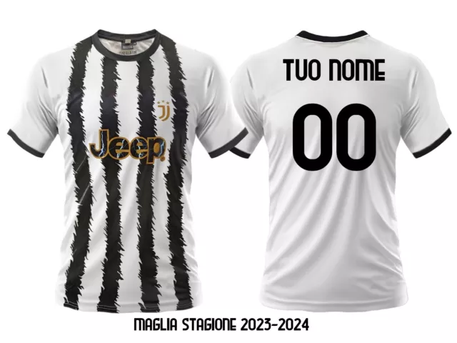 MAGLIA JUVENTUS BAMBINO 2023 2024 Personalizzata Numero Nome Completo Juve  EUR 44,90 - PicClick IT