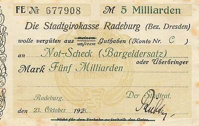2314 Radeburg Ville Bst 1 Million Mark X 