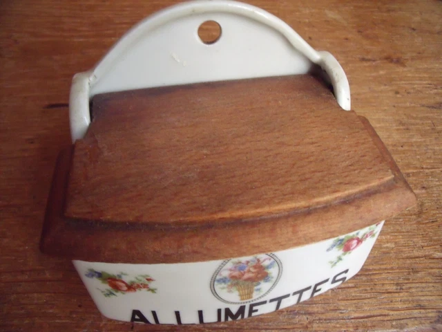 COFFRET BOÎTE À allumettes bois ancien 1808jt27 EUR 25,00 - FR