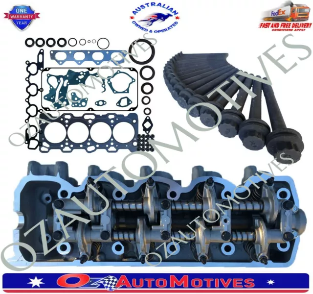 Assembled Cylinder Head 4G64 8V Fits Mitsubishi Starwagon+Gasket Kit+Bolts Set