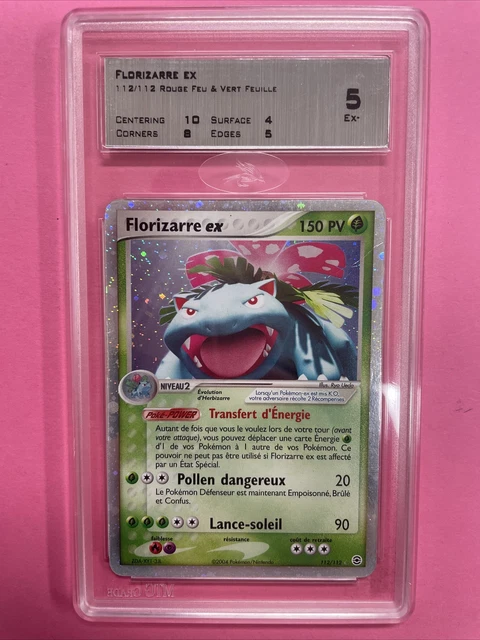 Floral EX 112/112 Pokemon Card Ex Block Red MTG 5 BECKETT PCA PSA #56