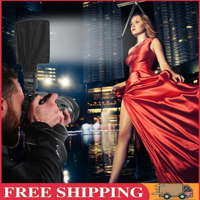 Foldable Photo Flash Softbox Reflector for Studio Photography Flash Speedlight