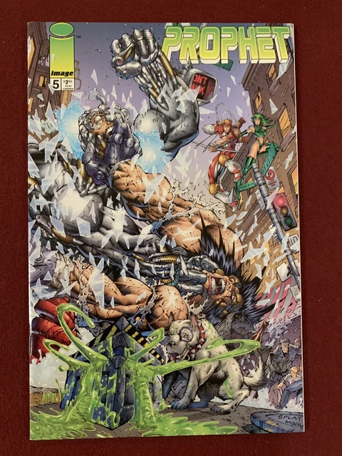 Prophet #5 NM+ 1994 Image Comic Stephen Platt Wrap Around Cover Wolverine Marvel