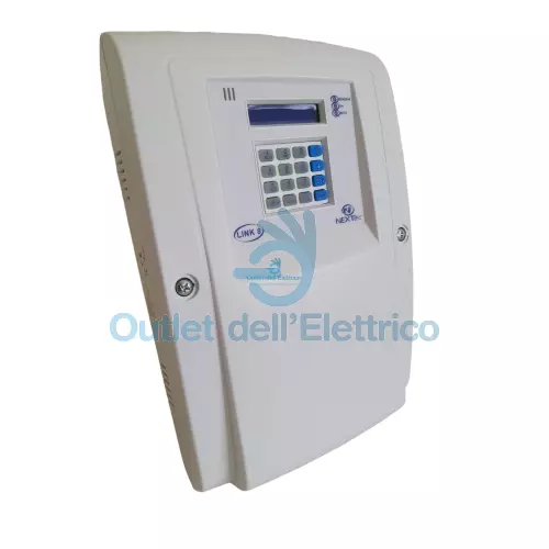 Nexttec centrale allarme link 8 p80 filare 8 ingressi