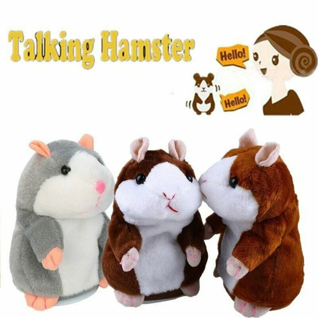 Cheeky Hamster Repeats What You Say Electronic Pet Talking Plush Toy Cute Gift