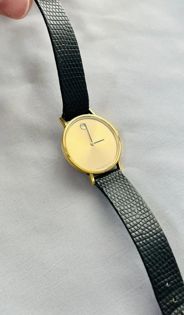 Orologio da polso Svizzero Vintage ZENITH MOVADO Museo Carica Automano Quadrante Oro 18k