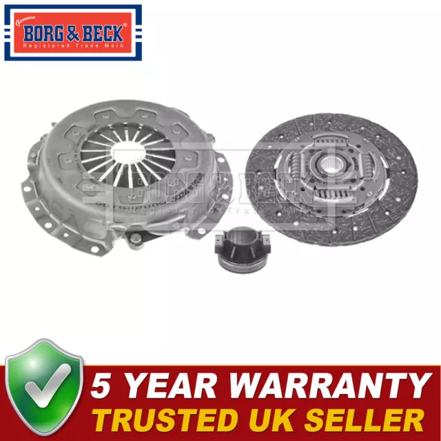 Borg & Beck Clutch Kit Fits Mitsubishi L200 1996-2007 2.4 D 2.5 TD TDi