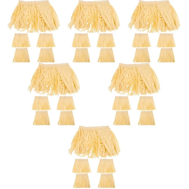 6x  kit de jupe de fête luau couronne de fête sur la plage