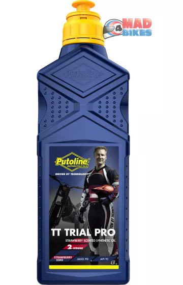Putoline TT Trial Pro Premium Strawberry Scented 2 Stroke Oil.Beta, Gas Gas, Etc