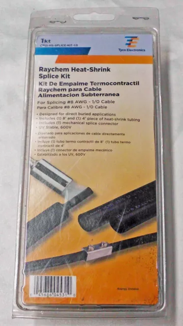 Tyco Electronics Raychem Heat-Shrink Splice Kit CPGI-HS-SPLICE-KIT-1/0