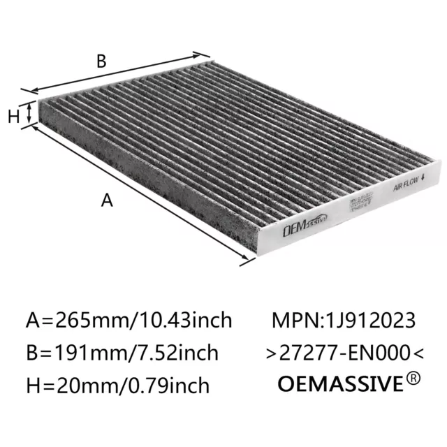 Engine & Cabin Air Filter Combo Set For Nissan Qashqai X-Trail J10 T31 1.6L 2.0L 2