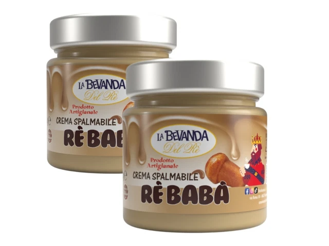 2 Creme Spalmabili Rè Babà Al Gusto Di Babà Napoletano LA BEVANDA DEL RE